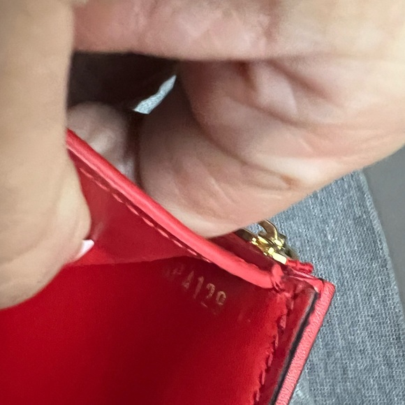 Louis Vuitton Monogram Wallet in Brown and Red - Picture 4 of 5